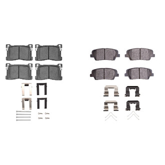 R1 Concepts® - Optimum OEp Front and Rear Brake Pad Set