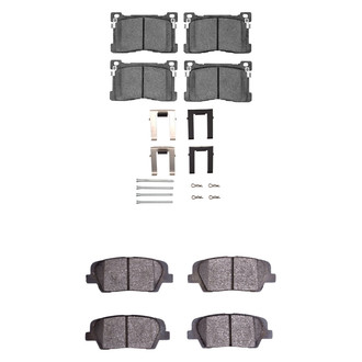 R1 Concepts® - Optimum OEp Front and Rear Brake Pad Set