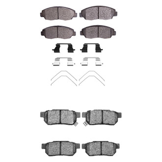 R1 Concepts® - Optimum OEp Front and Rear Brake Pad Set