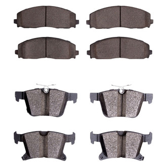 R1 Concepts® - Optimum OEp Front and Rear Brake Pad Set