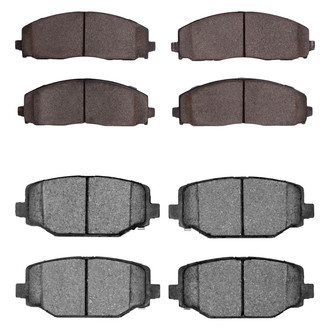 R1 Concepts® - Optimum OEp Front and Rear Brake Pad Set