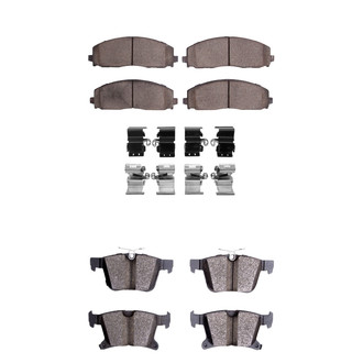 R1 Concepts® - Optimum OEp Front and Rear Brake Pad Set