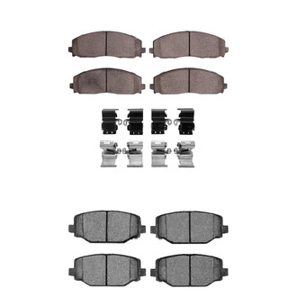 R1 Concepts® - Optimum OEp Front and Rear Brake Pad Set