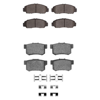 R1 Concepts® - Optimum OEp Front and Rear Brake Pad Set