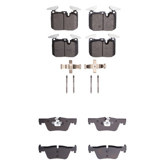 R1 Concepts® - Optimum OEp Front and Rear Brake Pad Set