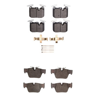 R1 Concepts® - Optimum OEp Front and Rear Brake Pad Set