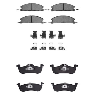 R1 Concepts® - Optimum OEp Front and Rear Brake Pad Set