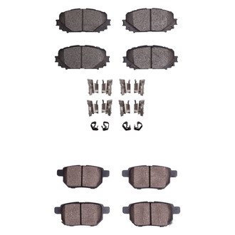 R1 Concepts® - Optimum OEp Front and Rear Brake Pad Set