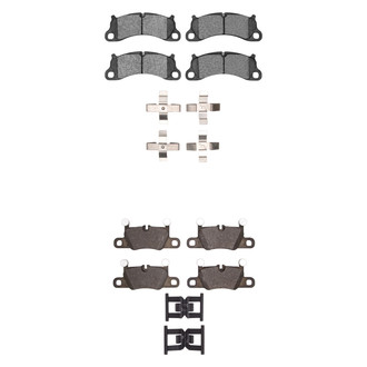 R1 Concepts® - Optimum OEp Front and Rear Brake Pad Set