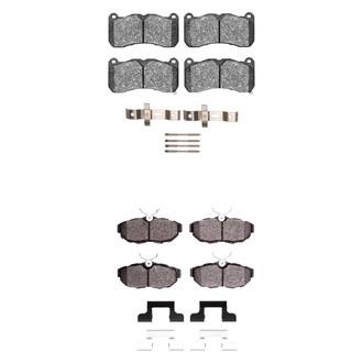 R1 Concepts® - Optimum OEp Front and Rear Brake Pad Set