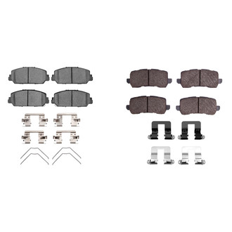 R1 Concepts® - Optimum OEp Front and Rear Brake Pad Set