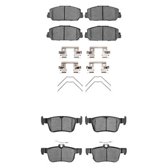 R1 Concepts® - Optimum OEp Front and Rear Brake Pad Set