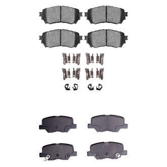 R1 Concepts® - Optimum OEp Front and Rear Brake Pad Set