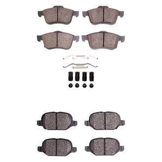 R1 Concepts® - Optimum OEp Front and Rear Brake Pad Set