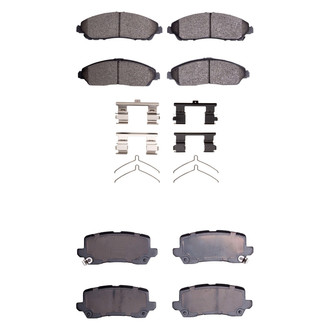 R1 Concepts® - Optimum OEp Front and Rear Brake Pad Set