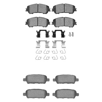 R1 Concepts® - Optimum OEp Front and Rear Brake Pad Set
