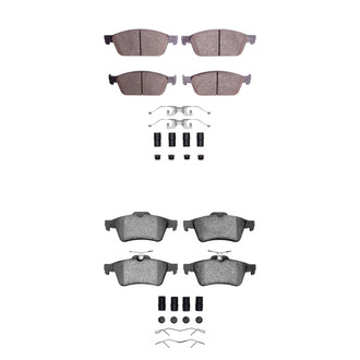R1 Concepts® - Optimum OEp Front and Rear Brake Pad Set