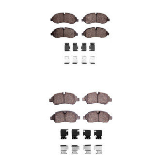 R1 Concepts® - Optimum OEp Front and Rear Brake Pad Set