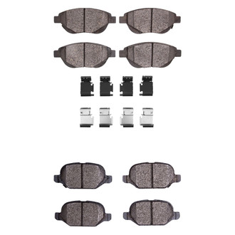 R1 Concepts® - Optimum OEp Front and Rear Brake Pad Set