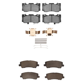 R1 Concepts® - Optimum OEp Front and Rear Brake Pad Set