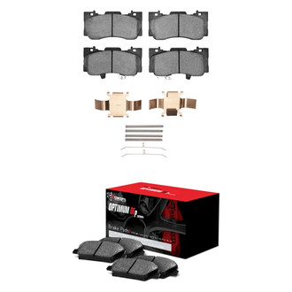 R1 Concepts® - Optimum OEp Front and Rear Brake Pad Set