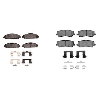 R1 Concepts® - Optimum OEp Front and Rear Brake Pad Set