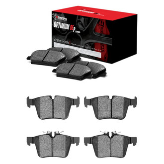 R1 Concepts® - Optimum OEp Front and Rear Brake Pad Set
