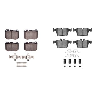 R1 Concepts® - Optimum OEp Front and Rear Brake Pad Set