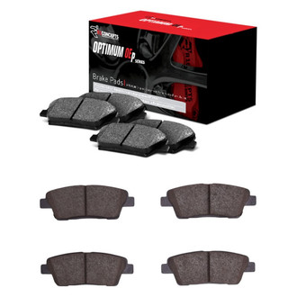 R1 Concepts® - Optimum OEp Front and Rear Brake Pad Set