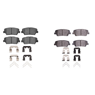 R1 Concepts® - Optimum OEp Front and Rear Brake Pad Set