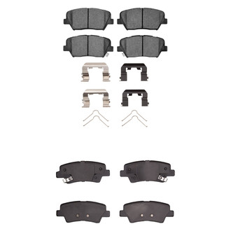 R1 Concepts® - Optimum OEp Front and Rear Brake Pad Set