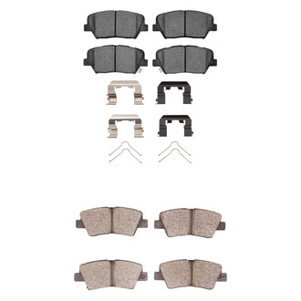 R1 Concepts® - Optimum OEp Front and Rear Brake Pad Set