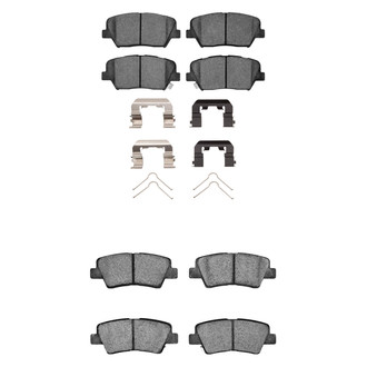 R1 Concepts® - Optimum OEp Front and Rear Brake Pad Set