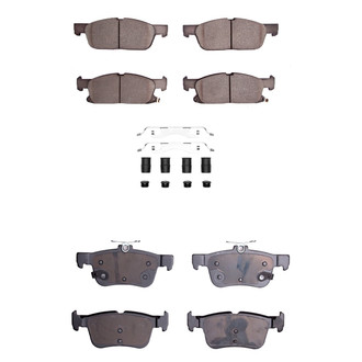 R1 Concepts® - Optimum OEp Front and Rear Brake Pad Set