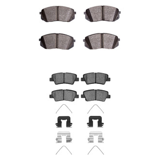 R1 Concepts® - Optimum OEp Front and Rear Brake Pad Set