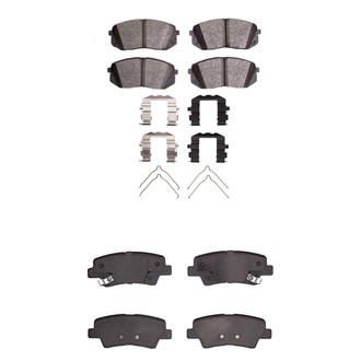 R1 Concepts® - Optimum OEp Front and Rear Brake Pad Set