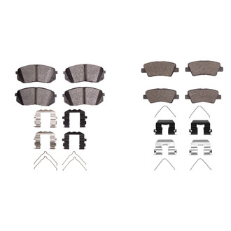 R1 Concepts® - Optimum OEp Front and Rear Brake Pad Set