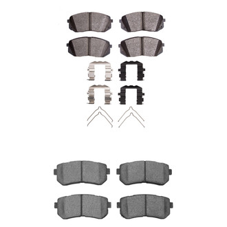 R1 Concepts® - Optimum OEp Front and Rear Brake Pad Set