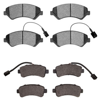 R1 Concepts® - Optimum OEp Front and Rear Brake Pad Set