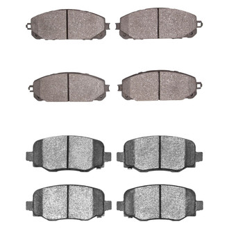 R1 Concepts® - Optimum OEp Front and Rear Brake Pad Set