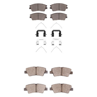 R1 Concepts® - Optimum OEp Front and Rear Brake Pad Set