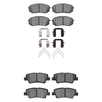 R1 Concepts® - Optimum OEp Front and Rear Brake Pad Set