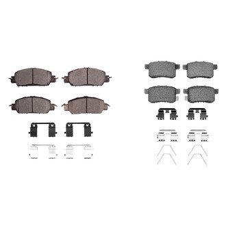 R1 Concepts® - Optimum OEp Front and Rear Brake Pad Set
