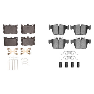 R1 Concepts® - Optimum OEp Front and Rear Brake Pad Set