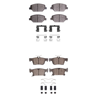 R1 Concepts® - Optimum OEp Front and Rear Brake Pad Set