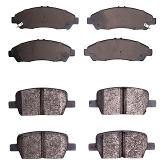 R1 Concepts® - Optimum OEp Front and Rear Brake Pad Set