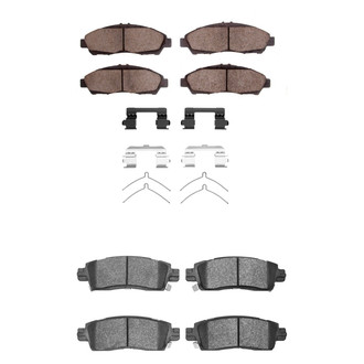 R1 Concepts® - Optimum OEp Front and Rear Brake Pad Set
