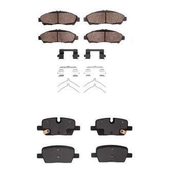 R1 Concepts® - Optimum OEp Front and Rear Brake Pad Set