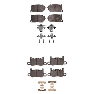 R1 Concepts® - Optimum OEp Front and Rear Brake Pad Set