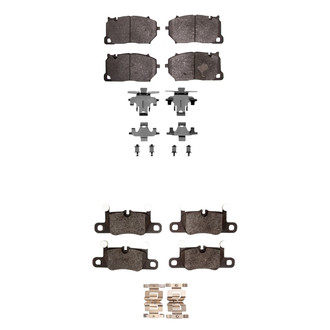 R1 Concepts® - Optimum OEp Front and Rear Brake Pad Set